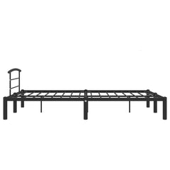 Bed Frame without Mattress Metal Black 120 x 200 cm