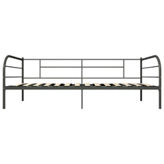 DayBed Frame without Mattress Metal 90x200 cm Grey