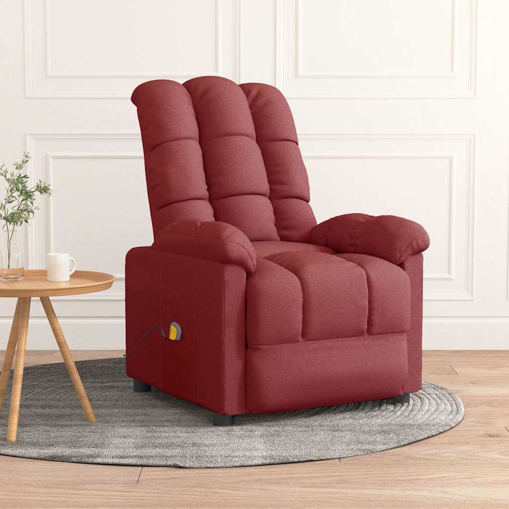 Massage Chair Fabric Wine red