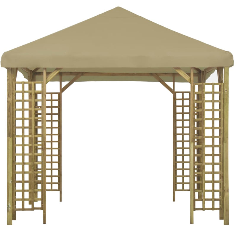 Gazebo 3x3 m Beige