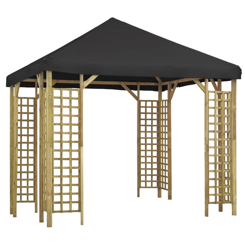 Gazebo 3x3 m Anthracite