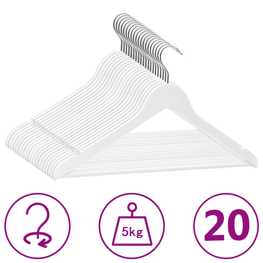 Clothes Hanger Set Non-slip Hardwood
