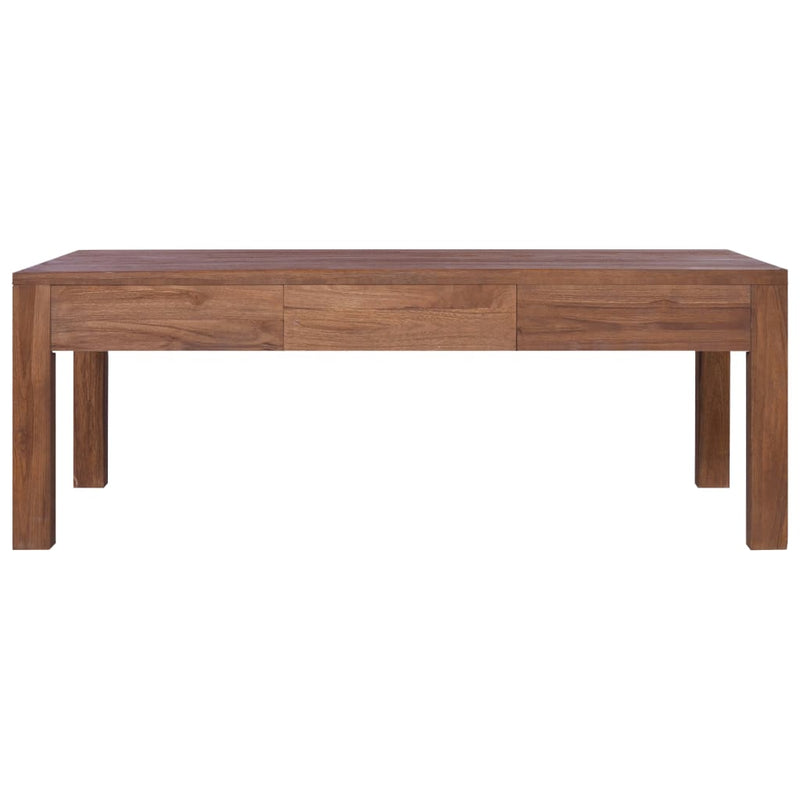 Coffee Table 110x60x40 cm Solid Teak Wood