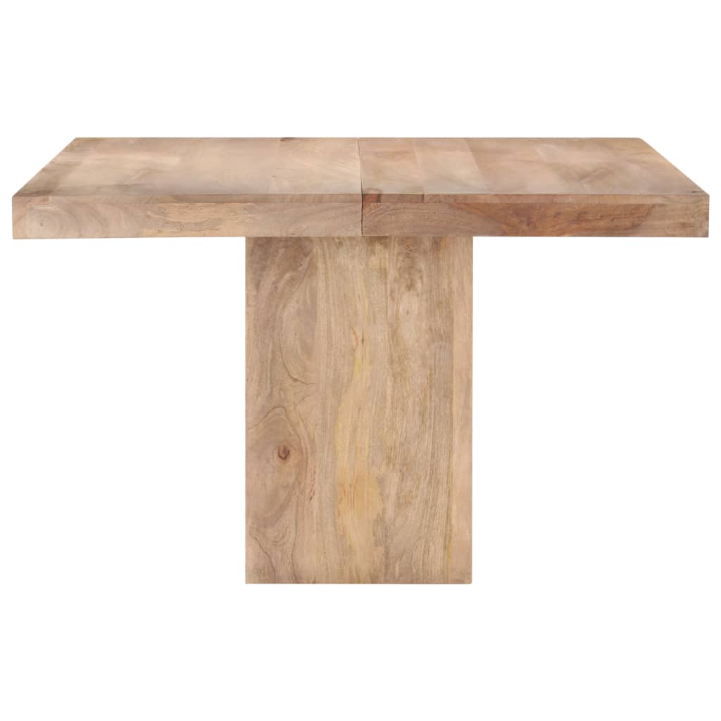 vidaXL Dining Table 120x120x77 cm Solid Mango Wood 3
