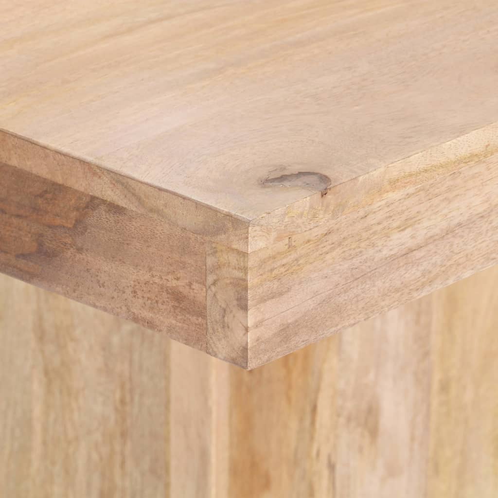 vidaXL Dining Table 120x120x77 cm Solid Mango Wood 5