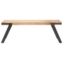 288118 vidaXL Coffee Table 114x65x40 cm Solid Mango Wood 2