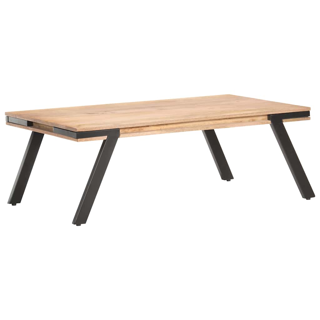 288118 vidaXL Coffee Table 114x65x40 cm Solid Mango Wood 3