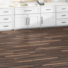 vidaXL Flooring Planks Striped brown 5.02 m² 36 pcs PVC 1