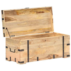 289634 vidaXL Chest 90x40x40 cm Solid Mango Wood 2