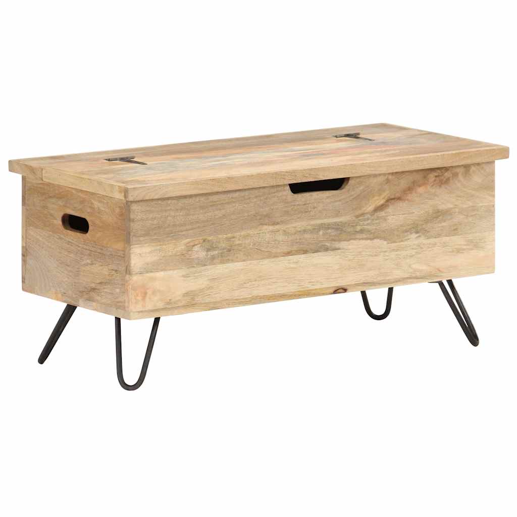 289635 vidaXL Chest 90x40x45 cm Solid Mango Wood 2