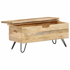 289635 vidaXL Chest 90x40x45 cm Solid Mango Wood 3