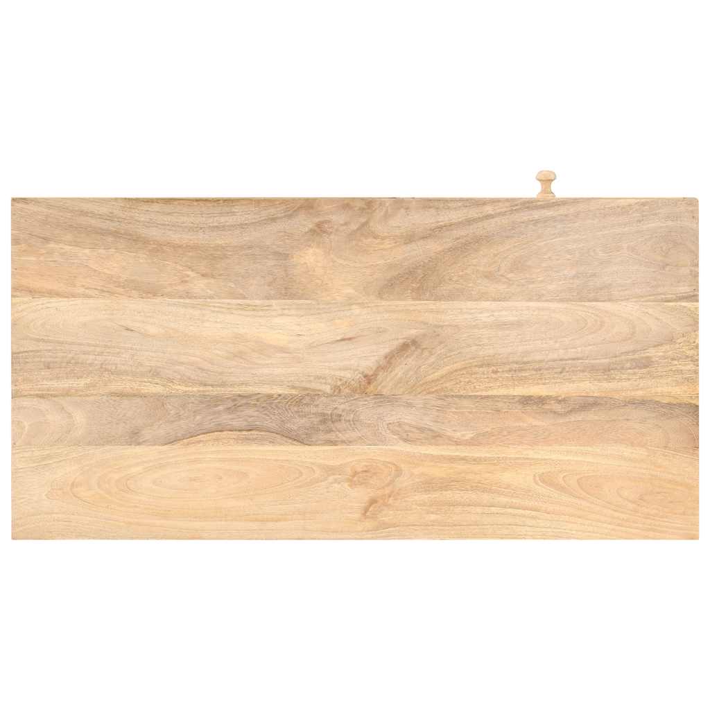 vidaXL Dressing Table 100x50x76 cm Solid Mango Wood 4