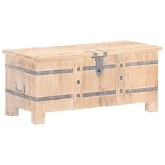 Chest 90x40x40 cm Solid Acacia Wood Light brown