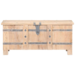 Chest 90x40x40 cm Solid Acacia Wood Light brown