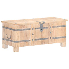 Chest 90x40x40 cm Solid Acacia Wood Light brown