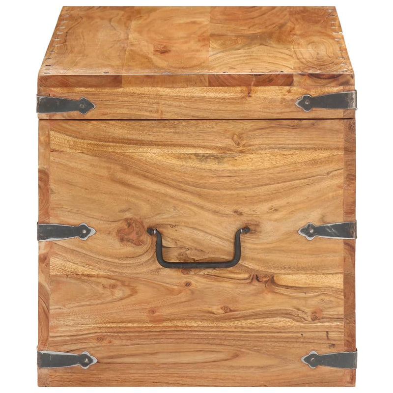 Chest 90x40x40 cm Solid Acacia Wood