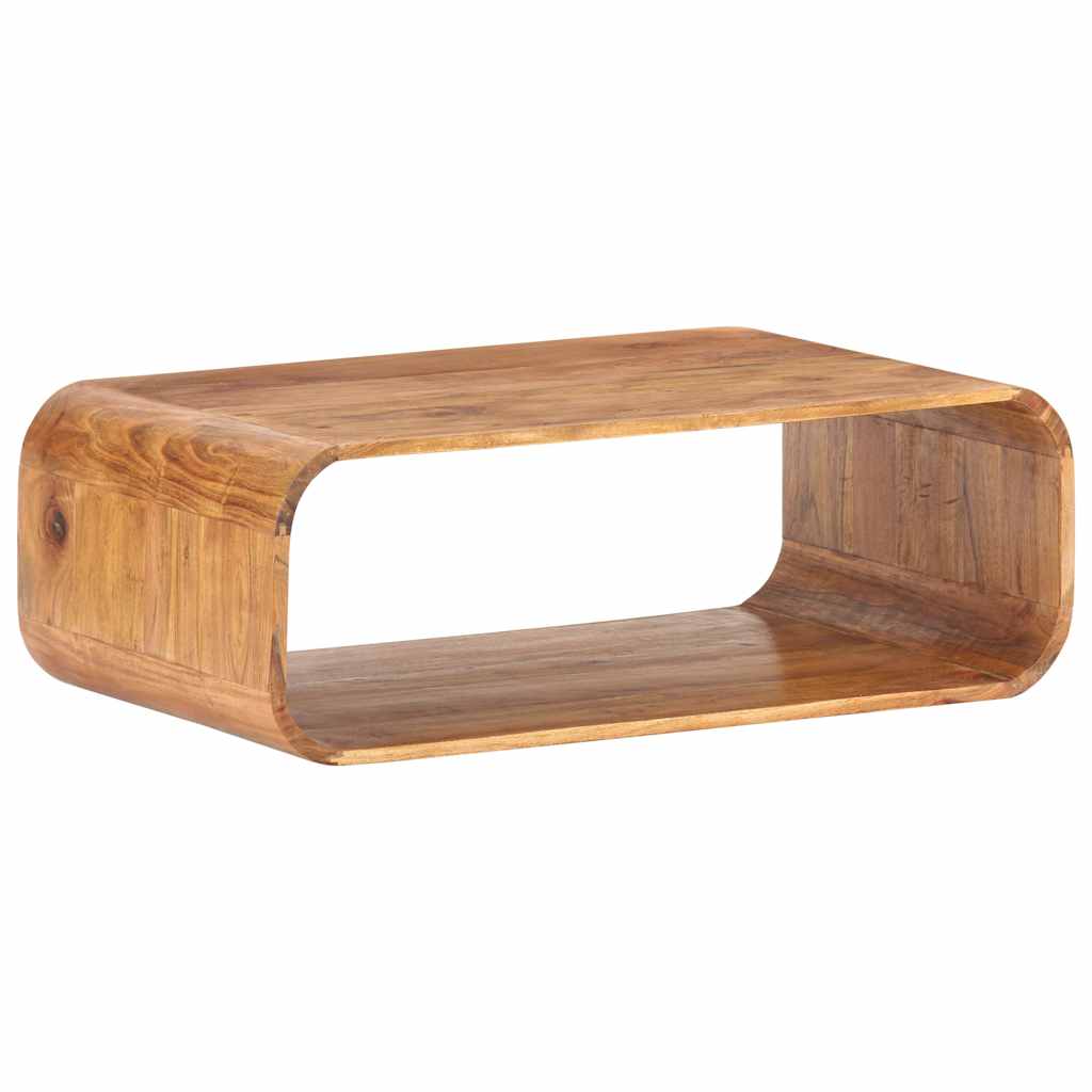 vidaXL Coffee Table 90x50x30 cm Solid Acacia Wood 3
