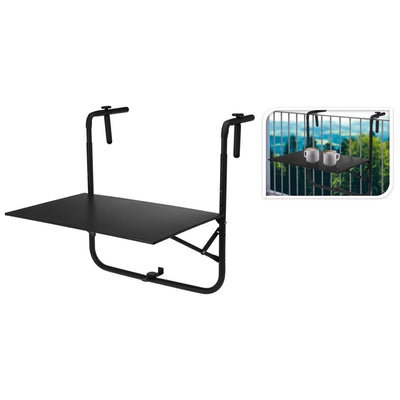 ProGarden Balcony Table Matt Dark Grey