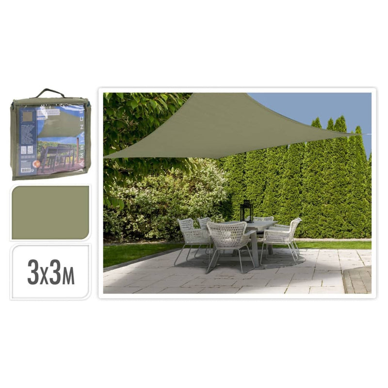 ProGarden Shade Cloth 3x3 m Green Square