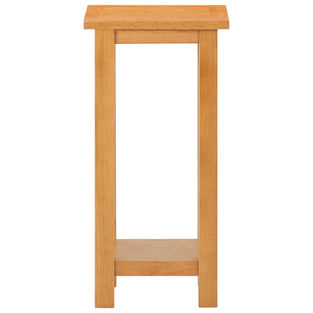 vidaXL Side Table | Natural Oak | Solid Oak Wood | Compact | Simplistic 2