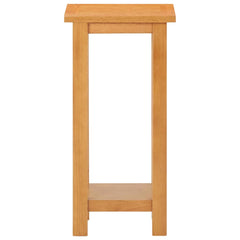 vidaXL Side Table | Natural Oak | Solid Oak Wood | Compact | Simplistic 2
