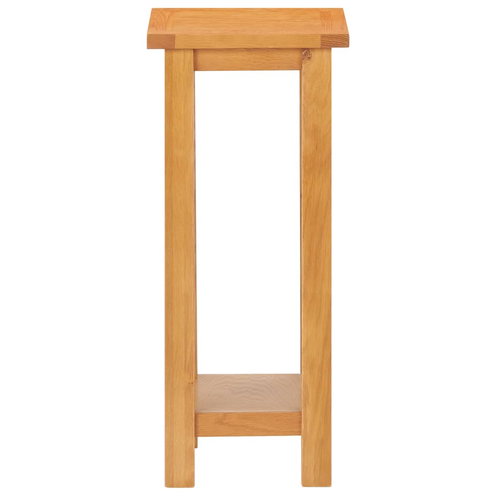 vidaXL Side Table | Natural Oak | Solid Oak Wood | Compact | Simplistic 3