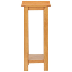 vidaXL Side Table | Natural Oak | Solid Oak Wood | Compact | Simplistic 3