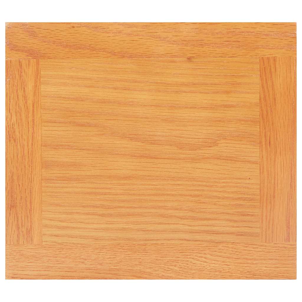 vidaXL Side Table | Natural Oak | Solid Oak Wood | Compact | Simplistic 5