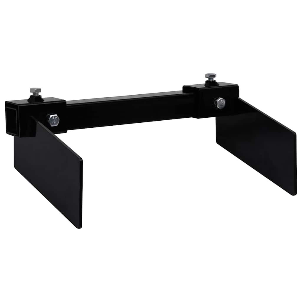 vidaXL Snow Plow Adapter | Black | Steel | Medium |  Adjustable Armrests 2