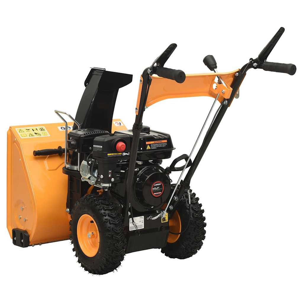 146889 vidaXL Snow Thrower 6,5 HP Yellow and Black 3