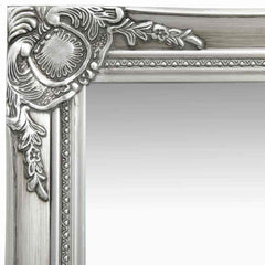 vidaXL Wall Mirror | Silver | Wood, Glass, Engineered wood | 40 x 40 cm 3