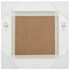 vidaXL Wall Mirror | Silver | Wood, Glass, Engineered wood | 40 x 40 cm 4