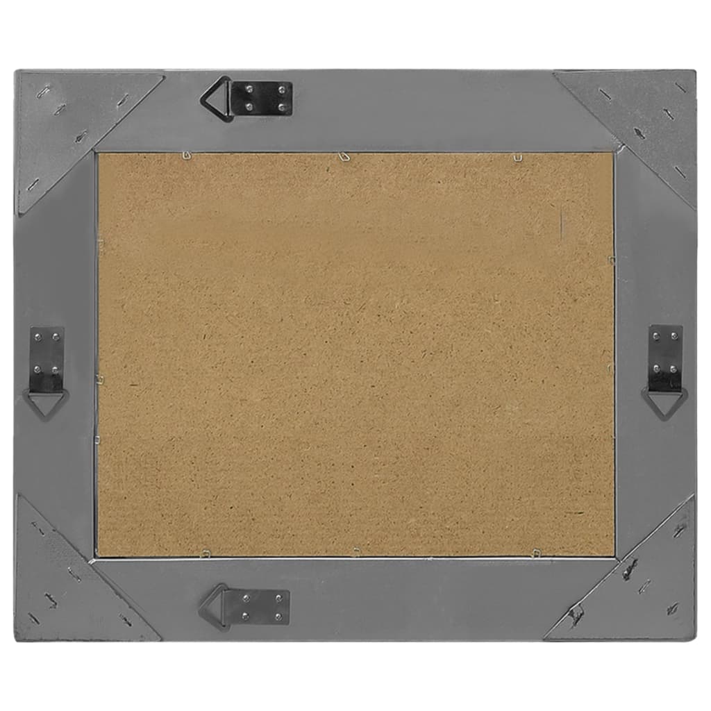 vidaXL Wall Mirror | Black | Wood, glass, engineered wood | 50x40 cm 3