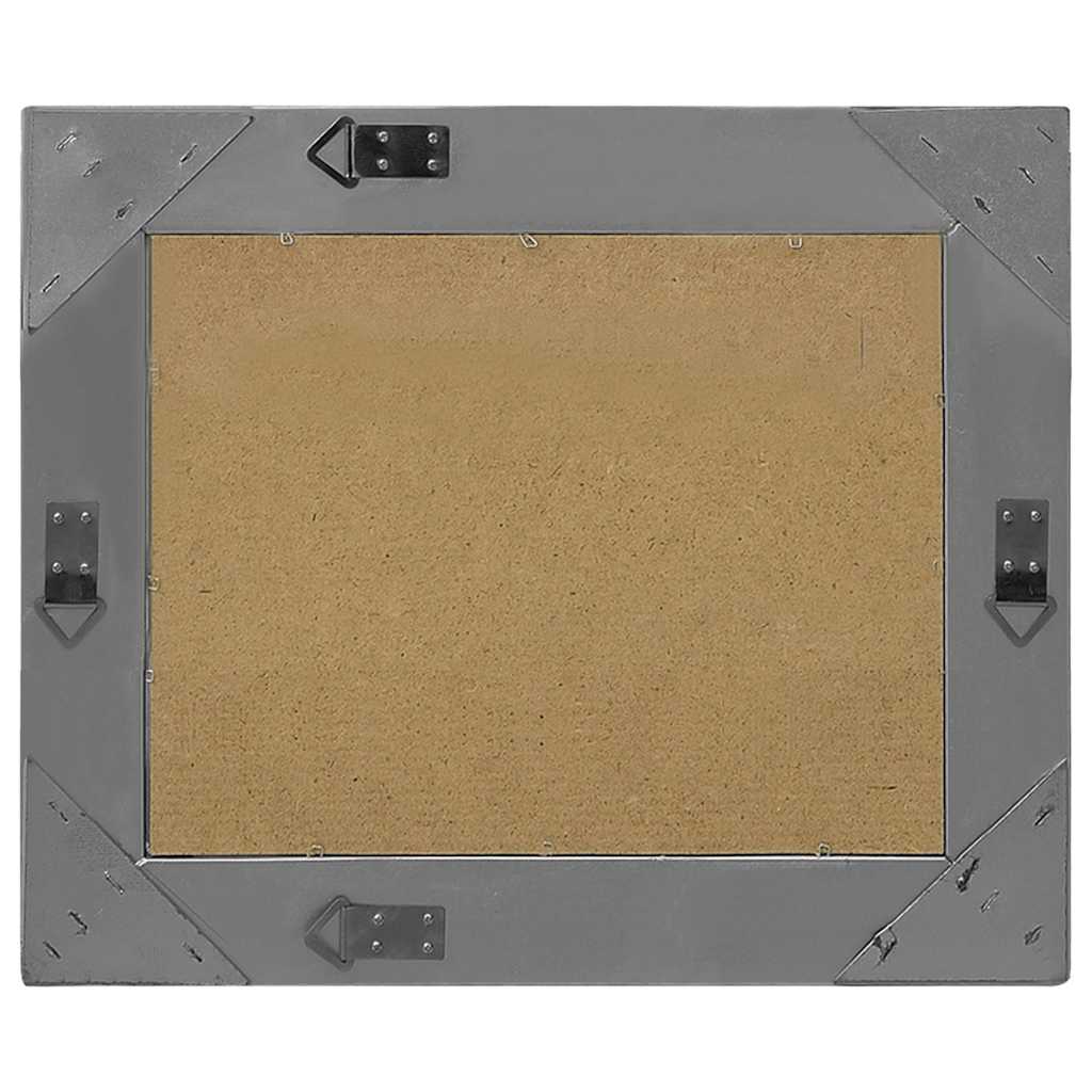 Wall Mirror Baroque Style Width 50 cm Black 40 cm