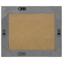 Wall Mirror Baroque Style Width 50 cm Black 40 cm