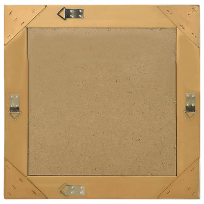 Wall Mirror Baroque Style 50x50 cm Gold