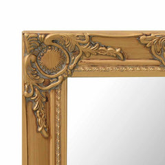 vidaXL Wall Mirror | Gold | Wood, glass, engineered wood | Medium 4