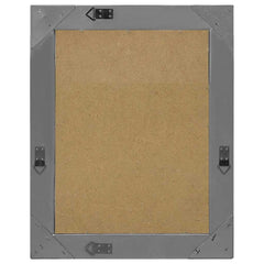 vidaXL Wall Mirror | Black | Wood, glass, engineered wood | 50x60 cm | Mirror 3
