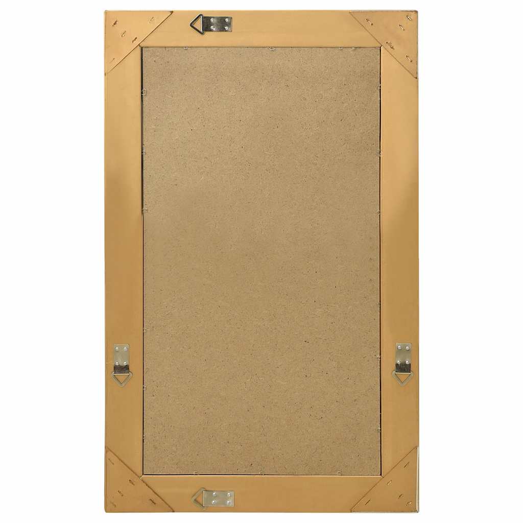 Wall Mirror Baroque Style Width 50 cm Gold 80 cm