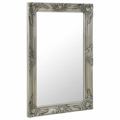vidaXL Wall Mirror | Silver | Wood, glass, engineered wood | Medium 2