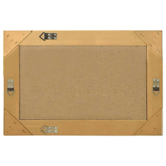 vidaXL Wall Mirror | Gold | Wood, glass, engineered wood | 60 cm x 40 cm 3