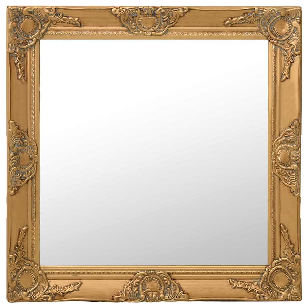 vidaXL Wall Mirror Baroque Style Width 60 cm