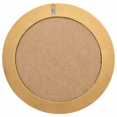 vidaXL Wall Mirror | Gold | Wood, glass, engineered wood | 50 cm diameter 4