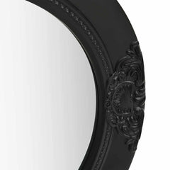 vidaXL Wall Mirror | Black | Wood, glass, engineered wood | Medium 3
