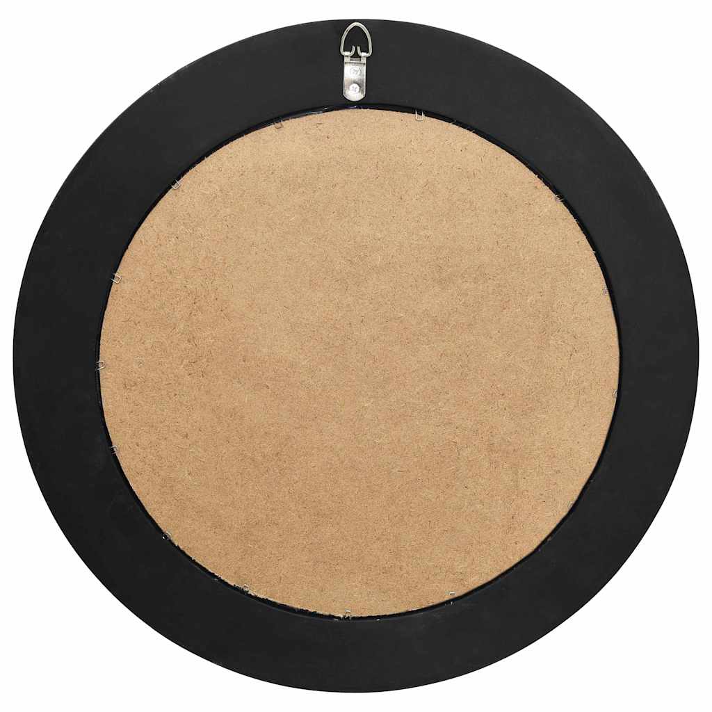 vidaXL Wall Mirror | Black | Wood, glass, engineered wood | Medium 4