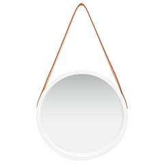 vidaXL Wall Mirror | White and brown 2