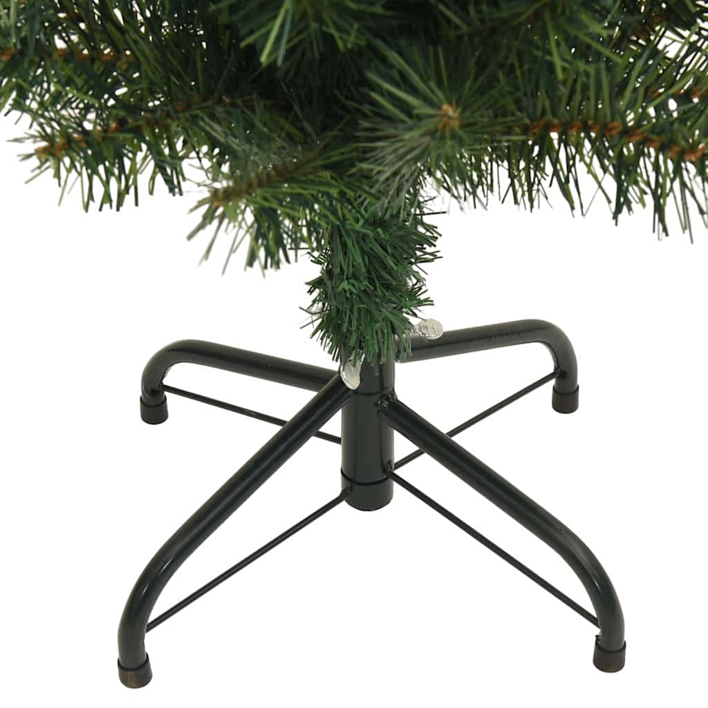 vidaXL Slim Artificial Christmas Tree with Stand Green 180 cm PVC 6