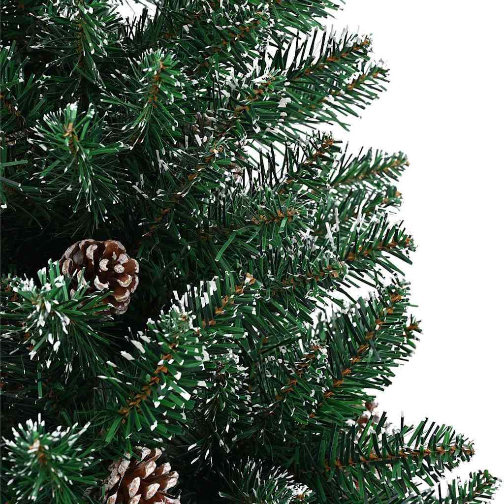 vidaXL Christmas Tree | Green | PVC, pine wood, powder-coated steel | Slim 5