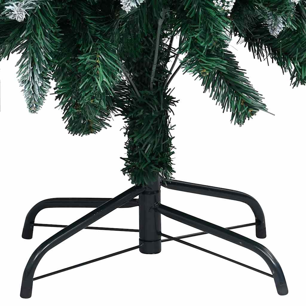 Artificial Christmas Tree with Pine Cones and White Snow 150 cm 150 cm 93 cm