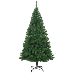 vidaXL Artificial Christmas Tree with Thick Branches Green 180 cm PVC 2
